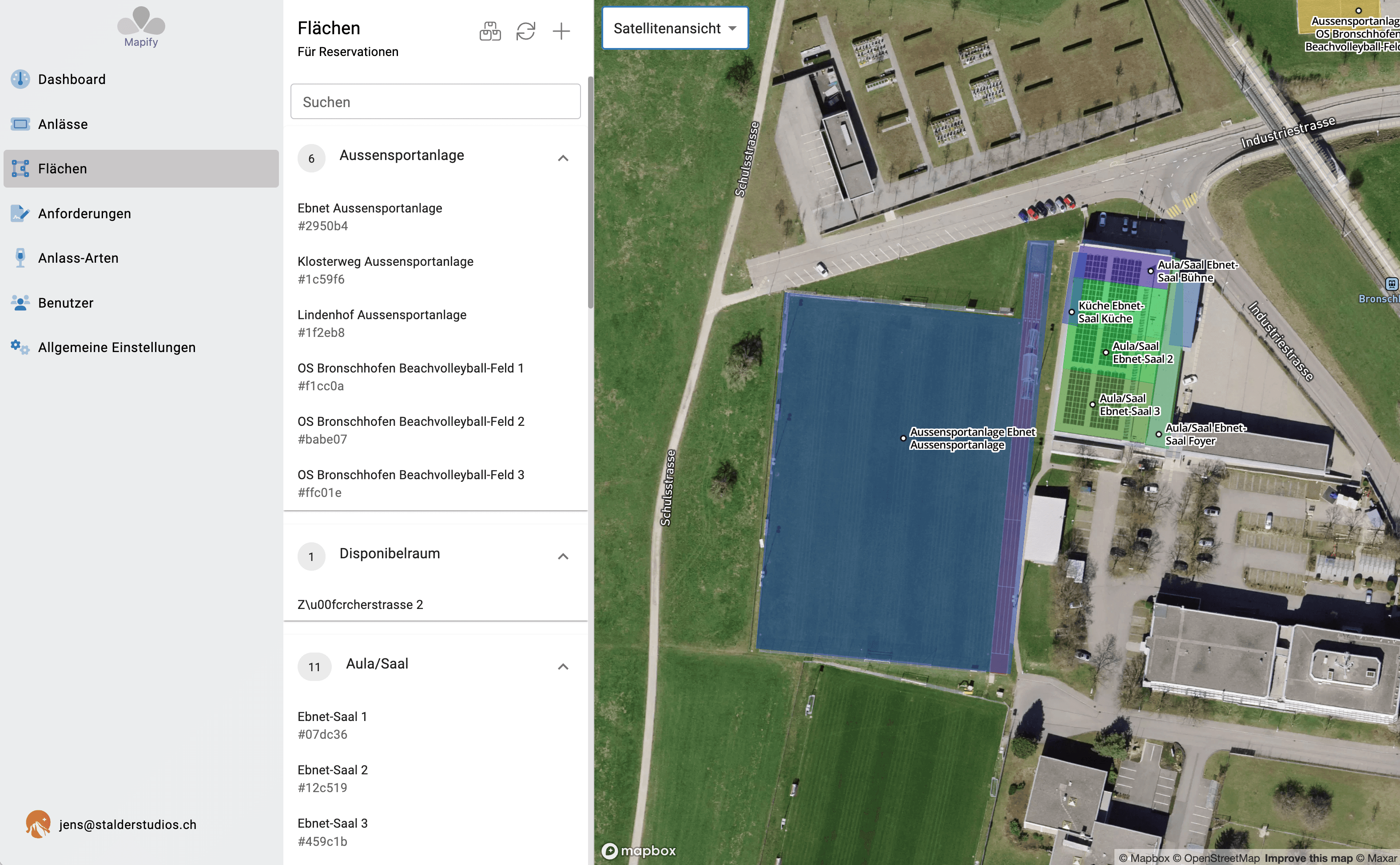 Admin Flächen Satellit