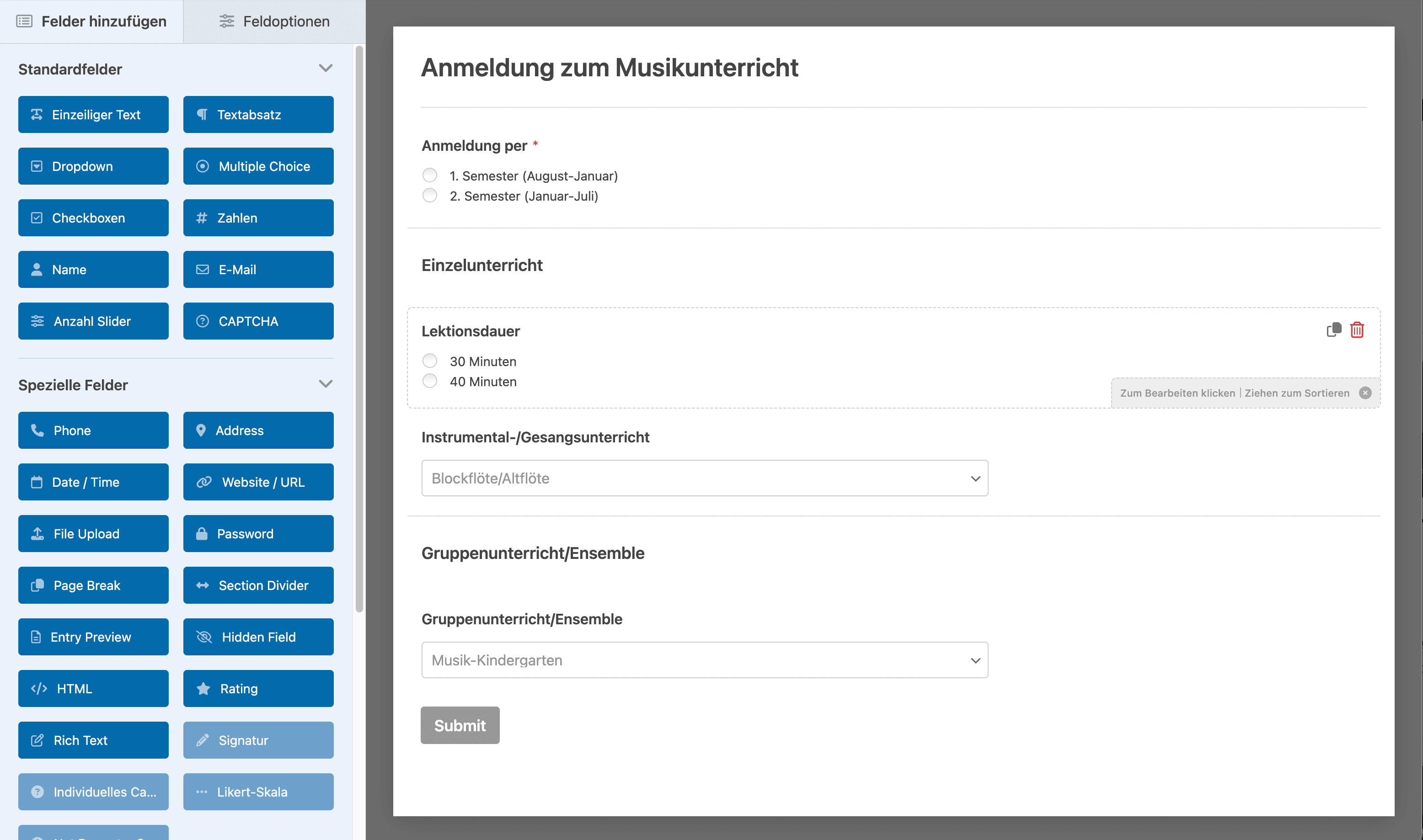 Gesuchstelle Infos